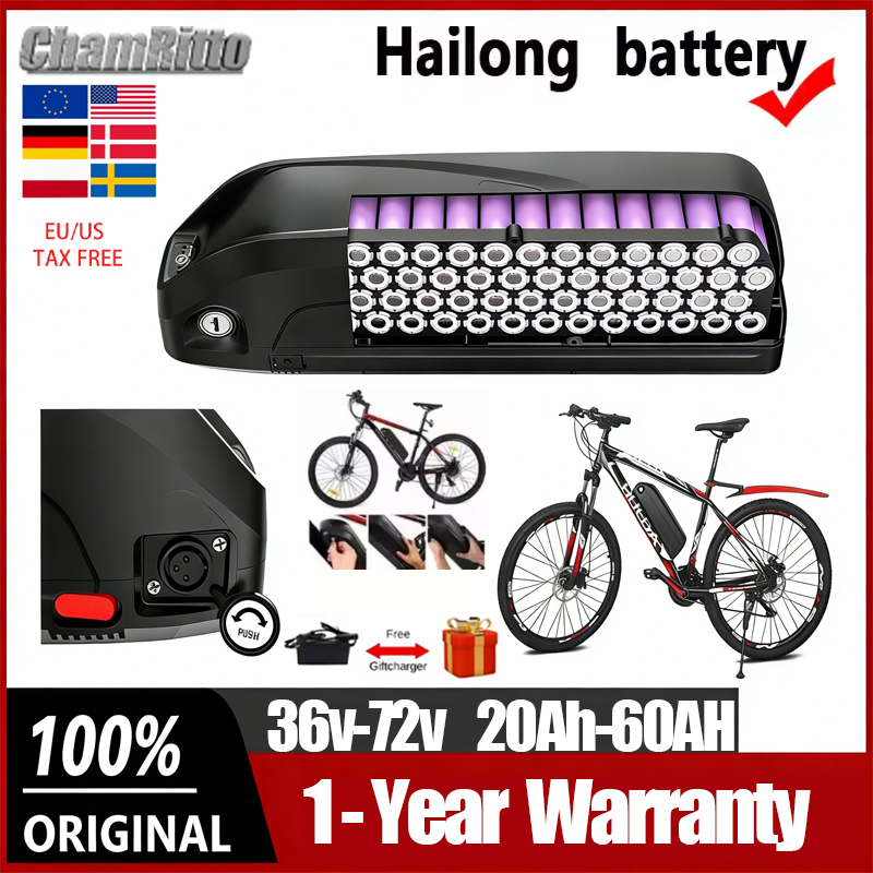 Ebike Battery 48V 20Ah Hailong - 36V 48V 52V Elektrofahrrad Hailong Akku