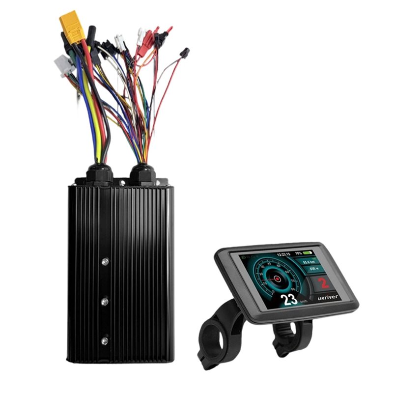 Sine Wave Controller 48V 72V 80A - HOES-UKC1+ LCD-Anzeige + Sinus-/Rechteckwellen-Wechselregler 48V-72V 80A