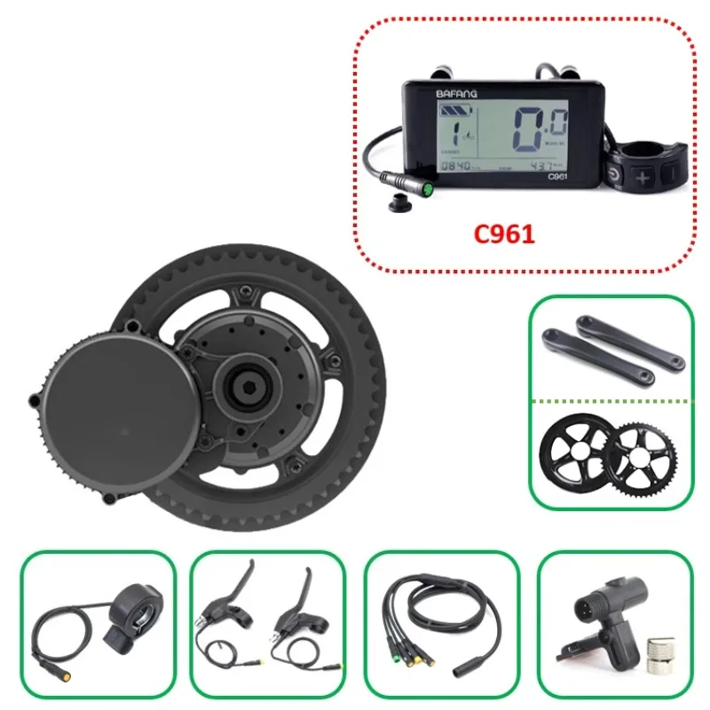 E-Bike-Motor G340 Mittelmotor- – Mid Drive Motor Kit 52V 1000W Bewertung und Preis